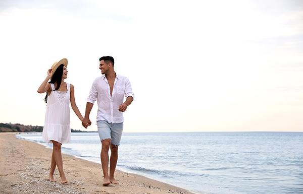 Couple on a walk